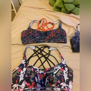 Three lululemon bras bundle flow Y and nala